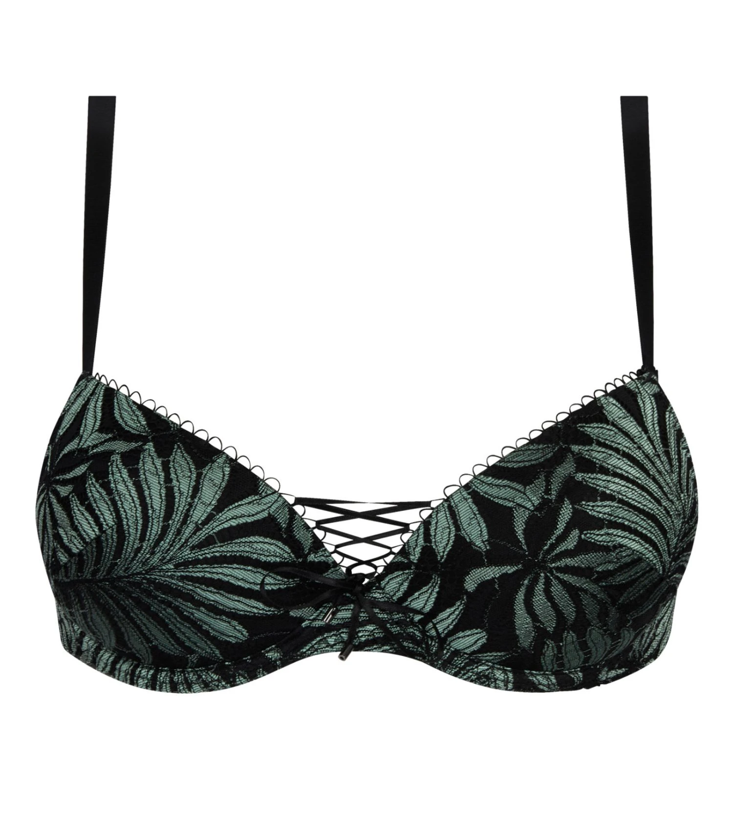 Soutien gorge coques progressives Jungle du Soir Vert Minuit Soutien Gorge Coques Progressives Jungle Du Soir Vert Minuit -Lingerie Sipp Boutique jungle du soir sga coque vert minuit 1