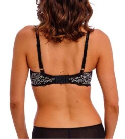 Wacoal Soutien Gorge Tulipe Lace Perfection Black Ivory -Lingerie Sipp Boutique lace perfection sg tulipe black ivory 2
