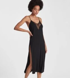 Aubade Nuisette Lazy Days Noir -Lingerie Sipp Boutique lazy days nuisette bf noir 4