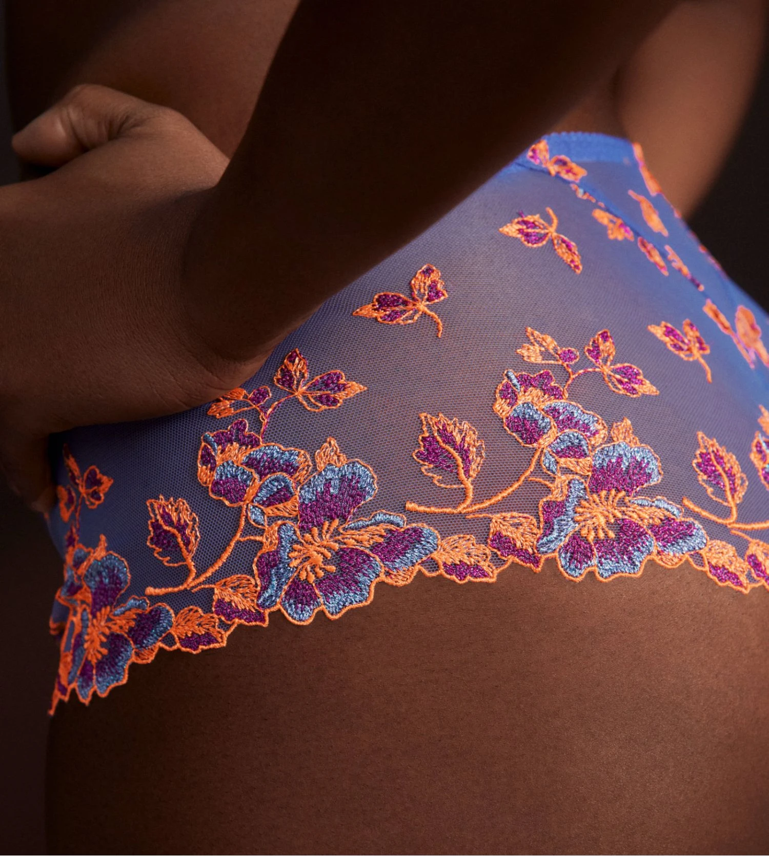 Shorty Lenca Blue Eyes PRIMA DONNA Shorty Lenca Blue Eyes -Lingerie Sipp Boutique lenca shorty string blue eyes 2