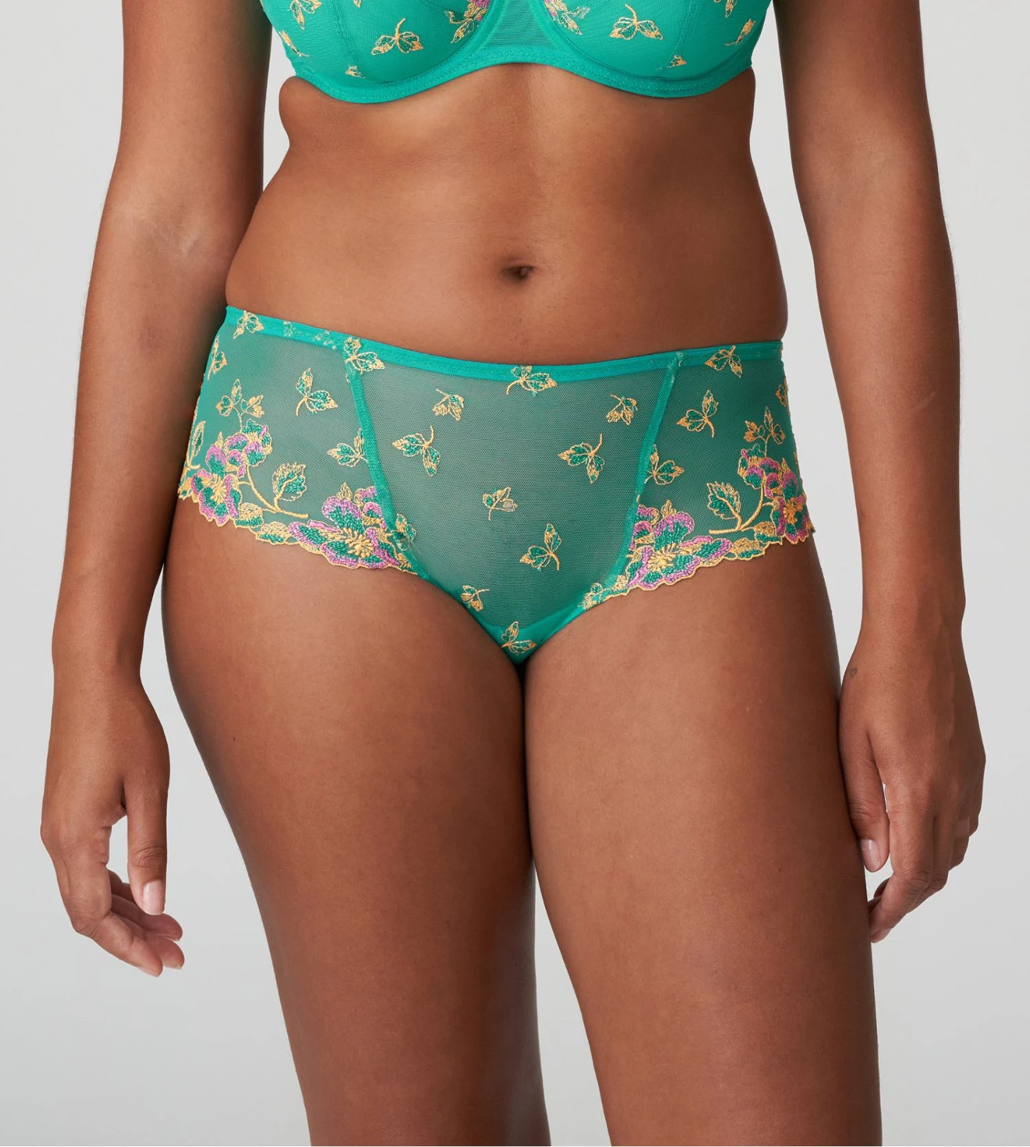 Shorty Lenca Sunny Teal PRIMA DONNA Shorty Lenca Sunny Teal -Lingerie Sipp Boutique lenca shorty string sunny teal 3
