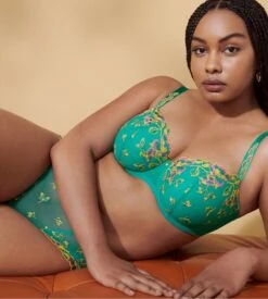 PRIMA DONNA Shorty Lenca Sunny Teal 5 PRIMA DONNA Shorty Lenca Sunny Teal -Lingerie Sipp Boutique lenca shorty string sunny teal 5