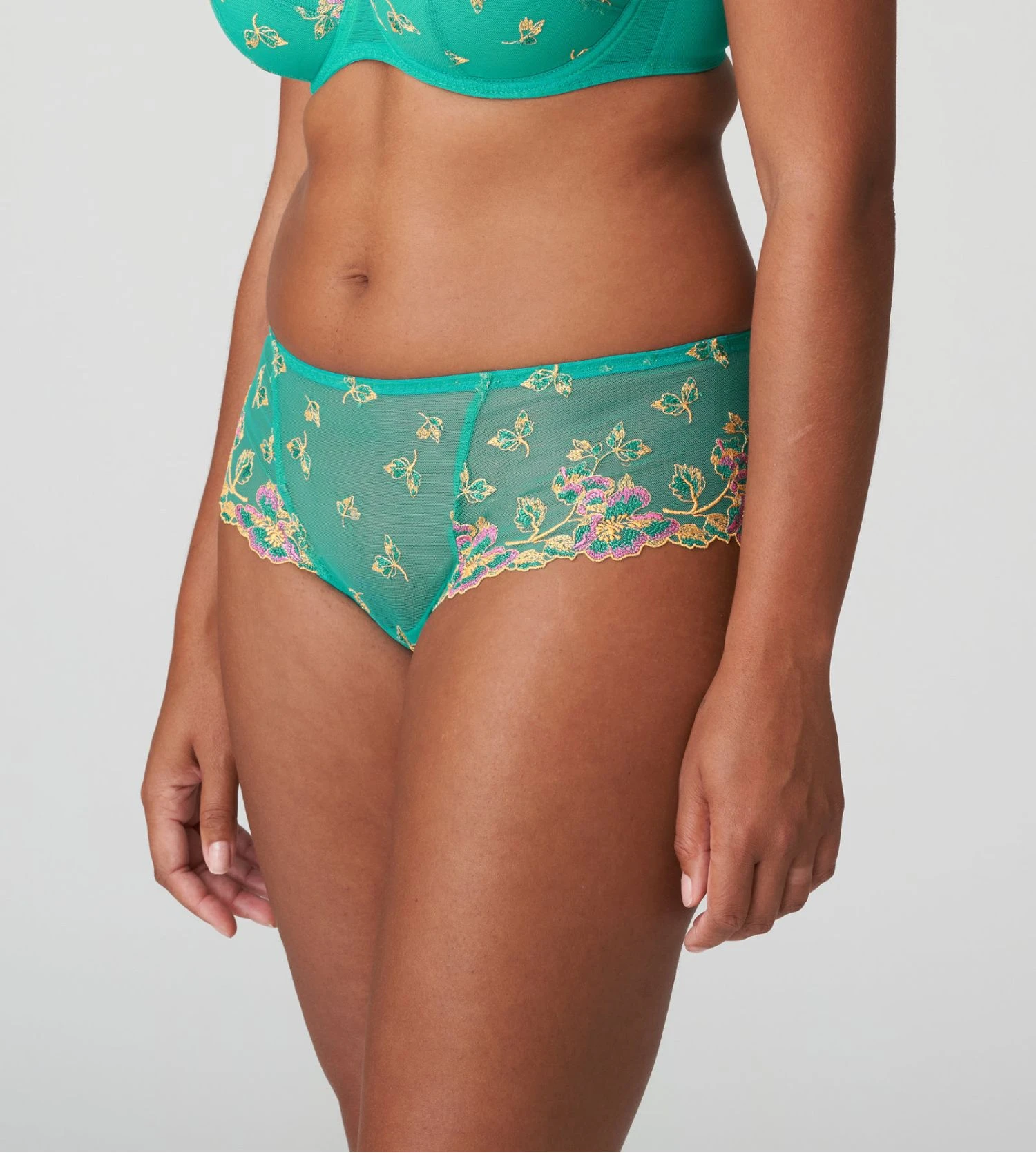 Shorty Lenca Sunny Teal PRIMA DONNA Shorty Lenca Sunny Teal -Lingerie Sipp Boutique lenca shorty string sunny teal 7