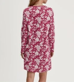 Calida Liquette Manches Longues En Coton Sweet Dreams Dahlia Pink -Lingerie Sipp Boutique liquette coton manches longues dahlia pink 3