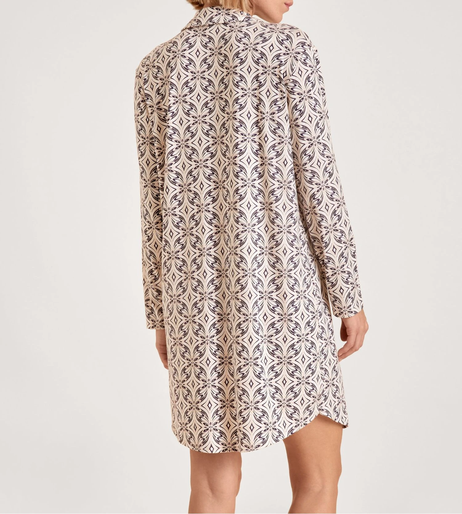 Liquette boutonnée à manches longues Favourites Seduction Light Macadamia Calida Liquette Boutonnée à Manches Longues Favourites Seduction Light Macadamia -Lingerie Sipp Boutique liquette ent boutonnee ml beige 2