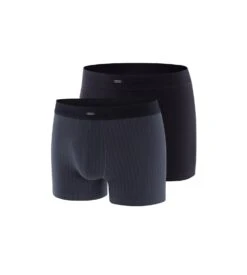 Lot De 2 Boxers Homme En Coton MARINE GRIS