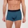 Hom Boxer Martinez Ouverture Avant Imprimé Bleu