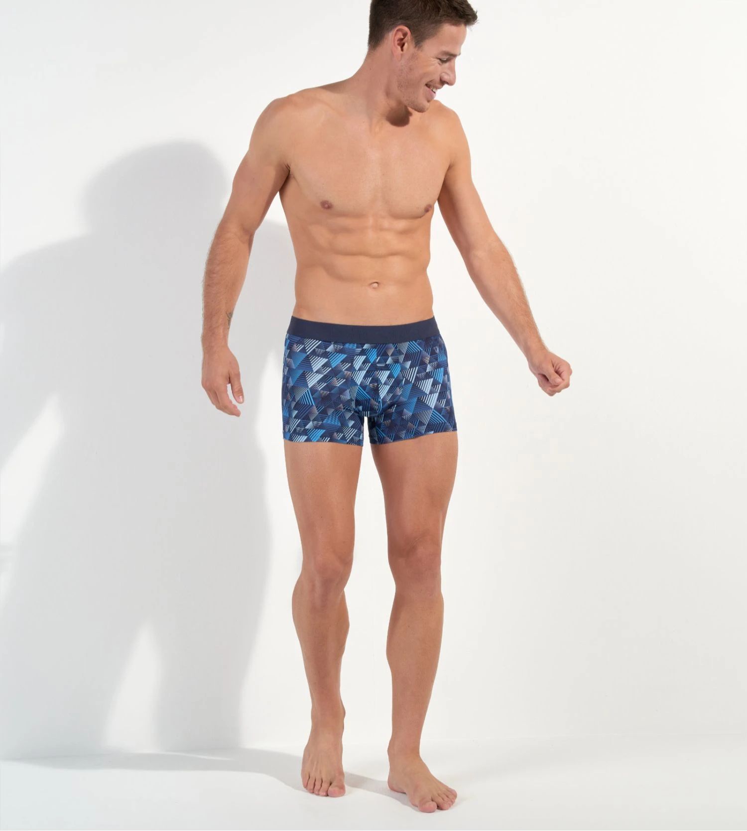 Boxer en microfibre MEKONG Blue Print Hom Boxer En Microfibre MEKONG Blue Print -Lingerie Sipp Boutique mekong boxer i0bi blue print bleu 5
