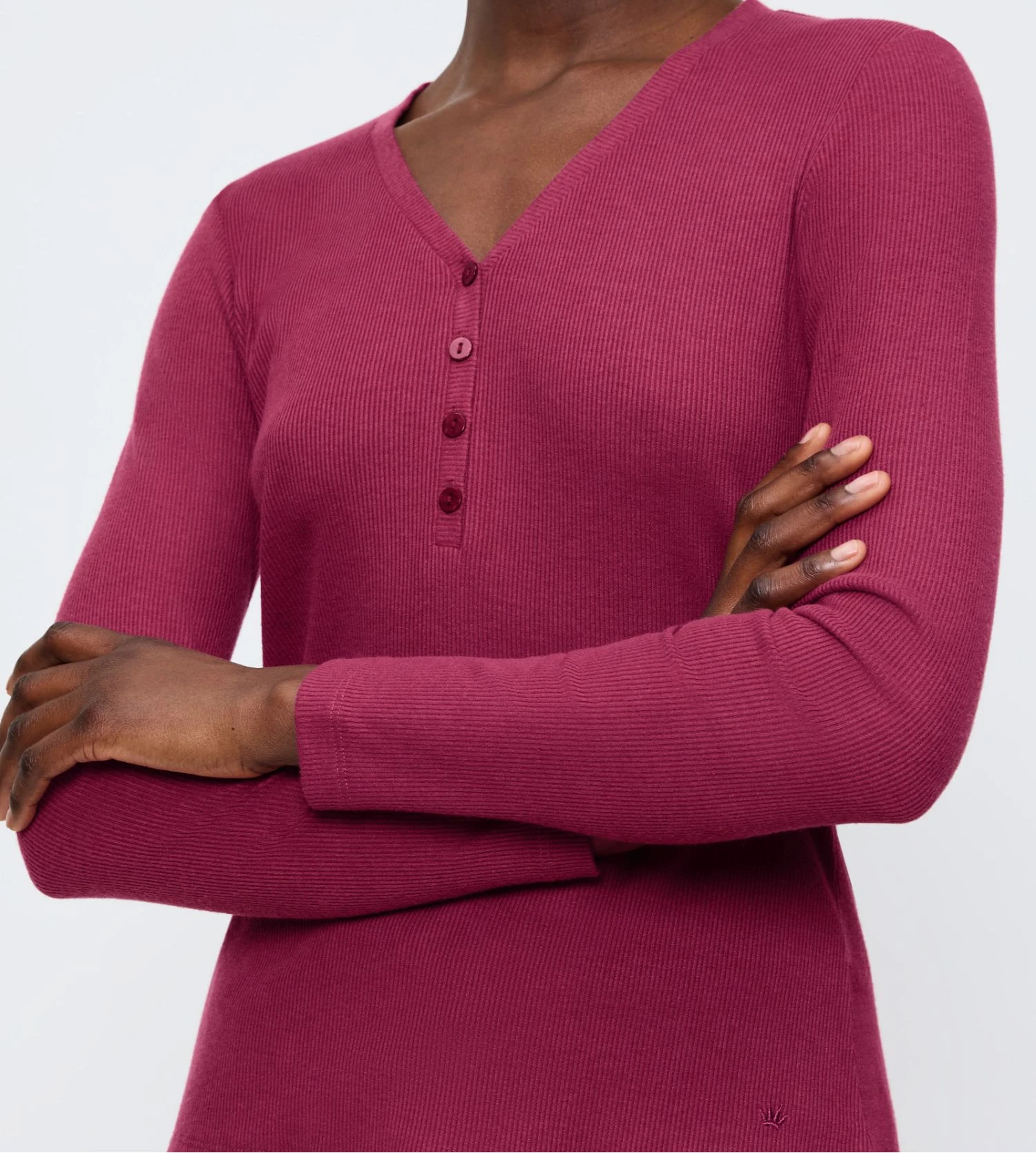 Pull léger à manches longues rouge Mix & Match Sweet Marsala Triumph Pull Léger à Manches Longues Rouge Mix & Match Sweet Marsala -Lingerie Sipp Boutique mix and match top sweet marsala 1