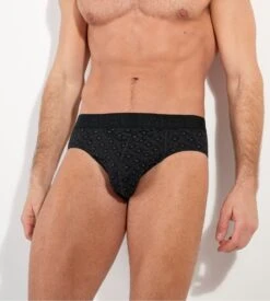 Lot De 2 Slips Pour Homme Avec Ouverture HO1 Neels Noir/imprimé 2 Lot De 2 Slips Pour Homme Avec Ouverture HO1 Neels Noir/imprimé -Lingerie Sipp Boutique neels ho1 slip mini lot de 2 d042 black print d042 black print 2