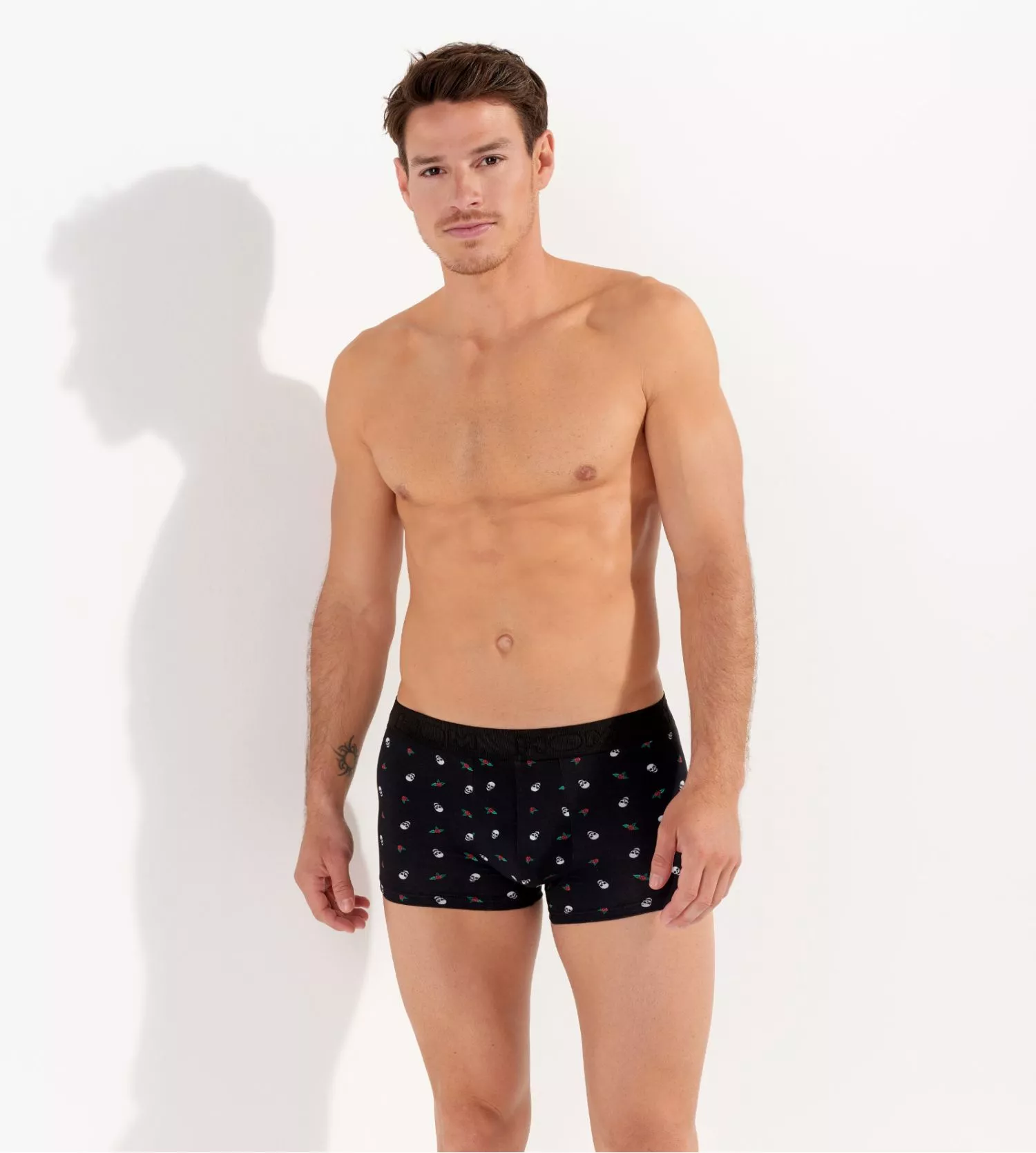 Boxer imprimé Nevada Noir Hom Boxer Imprimé Nevada Noir -Lingerie Sipp Boutique nevada boxer h noir 1