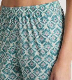 Calida Pantacourt Favourites Botanic Bristol Blue -Lingerie Sipp Boutique pantalon corsaire d 594 bristol blue 2