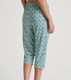 Calida Pantacourt Favourites Botanic Bristol Blue -Lingerie Sipp Boutique pantalon corsaire d 594 bristol blue 3