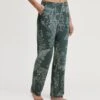 Calida Bas De Pyjama Vert En Coton Favourites Botanic Deep Emerald Green