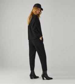 Pantalon à Pinces Noir 3 Pantalon à Pinces Noir -Lingerie Sipp Boutique pantalon droit pince noir 3