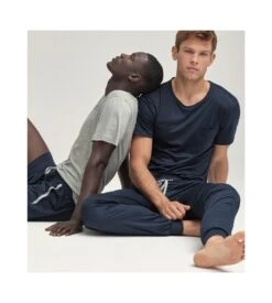 Calida Pantalon En Lyocell 100% NATURE Saphir Blue -Lingerie Sipp Boutique pantalon en lyocell 100 nature 480 saphir blue 5