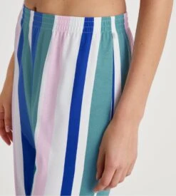 Calida Pantalon Droit à Rayures Multicolore Pour Femme Favourites Coast -Lingerie Sipp Boutique pantalon femme droit 566 vert 2