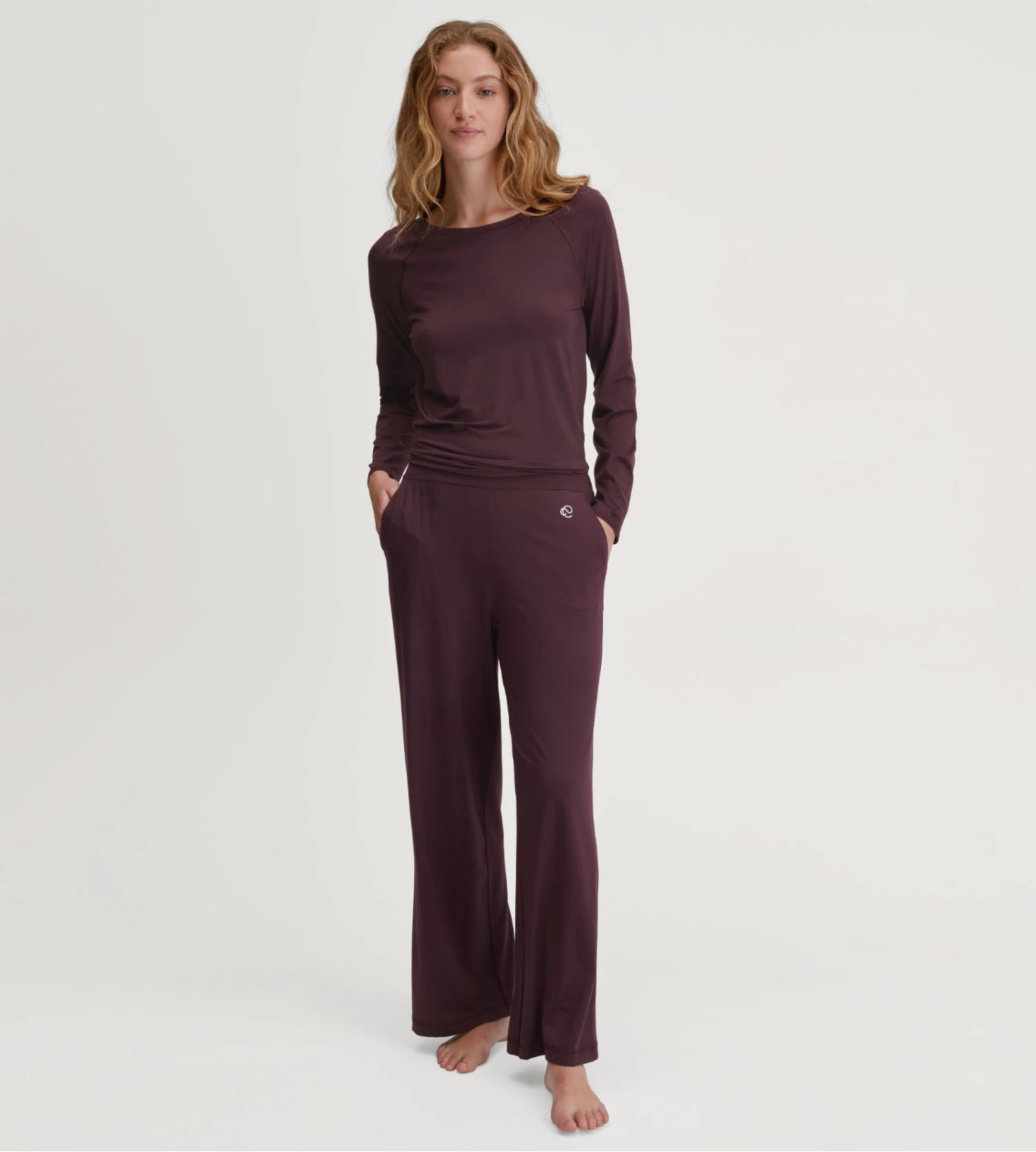 Pantalon d'intérieur femme DSW Balancing Black Cherry Calida Pantalon D'intérieur Femme DSW Balancing Black Cherry -Lingerie Sipp Boutique pantalon femme nuit black cherry 3