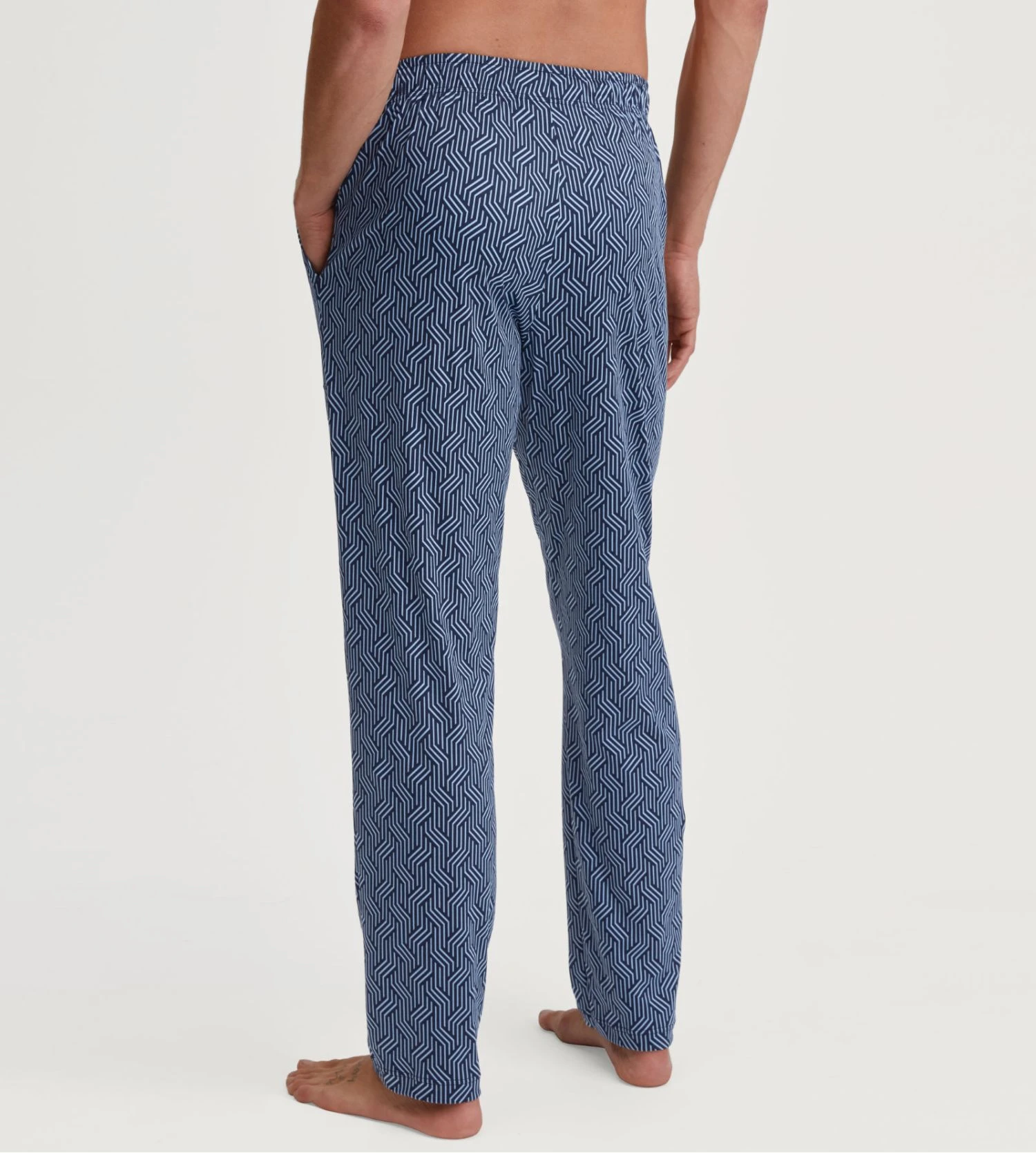 Pantalon d'intérieur en coton pour homme bleu aux motifs géométrique RMX Sleep Glacier Lake Calida Pantalon D'intérieur En Coton Pour Homme Bleu Aux Motifs Géométrique RMX Sleep Glacier Lake -Lingerie Sipp Boutique pantalon h 432 glacier lake 432 glacier lake 3