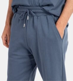 Pantalon De Jogging Resserré Pour Homme Bleu -Lingerie Sipp Boutique pantalon h ressere jogging t04 bleu 2