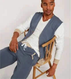 Pantalon En Coton Bio Pour Homme Grisaille Grey CALIDA 4 Pantalon En Coton Bio Pour Homme Grisaille Grey CALIDA -Lingerie Sipp Boutique pantalon homme 988 grisaille grey gris 4