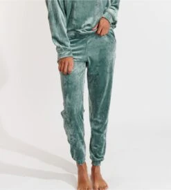 Banana Moon Pantalon Resserré Quick Sealake Vert