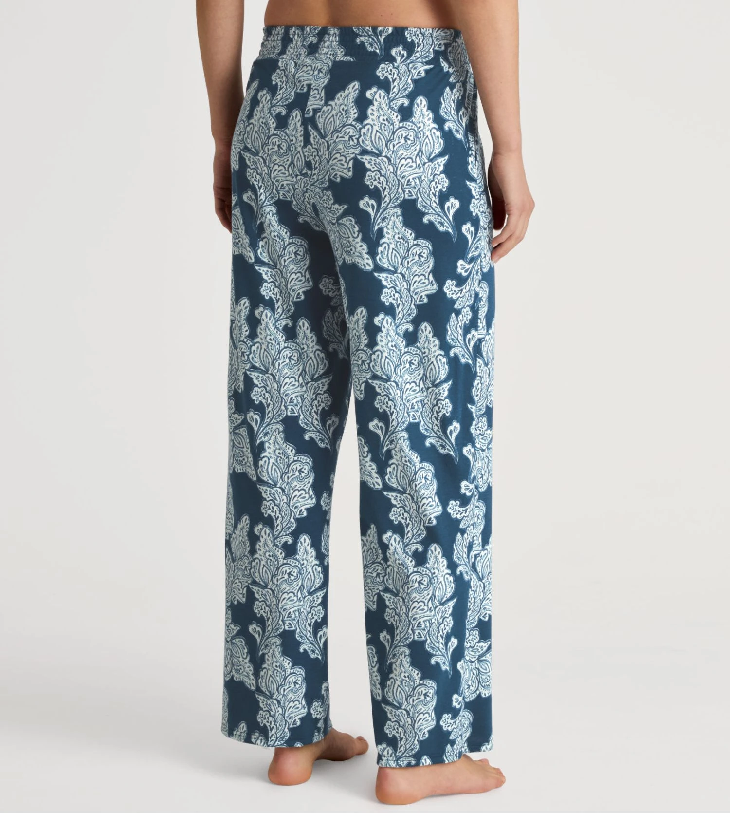 Pantalon large femme Favourites Botanic Deep Dive Petrol Calida Pantalon Large Femme Favourites Botanic Deep Dive Petrol -Lingerie Sipp Boutique pantalon large femme 497 bleu 3