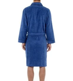 Peignoir éponge Pour Homme Yvan Jeans Blue -Lingerie Sipp Boutique peignoir eponge pour homme yvan 0054 jeans blue 2