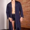 Eden Park Peignoir Kimono Pour Homme Marine