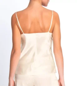 Caraco En Soie Princesse Iris Écru Nacre -Lingerie Sipp Boutique princesse iris caraco 0199 ecru nacre blanc 2
