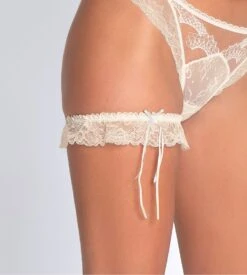 Jarretière Princesse Iris Écru Nacre 3 Jarretière Princesse Iris Écru Nacre -Lingerie Sipp Boutique princesse iris jarretiere 0199 ecru nacre blanc 3