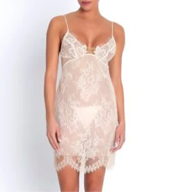 Nuisette Charme Princesse Iris Écru Nacre -Lingerie Sipp Boutique princesse iris nuisette charme 0199 ecru nacre blanc 5