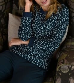 Solo Sweatshirt Manches Longues Pour Femme Dark Navy