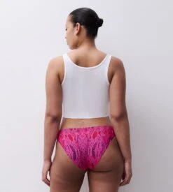 Chantelle Slip Brésilien Pulpies Imprimé Serpent Rose -Lingerie Sipp Boutique pulpies bresil rose serpent 5