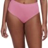 Chantelle Culotte Haute Pulpies Rose Guimauve