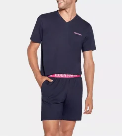 Eden Park Pyjama Court Pour Homme Marine