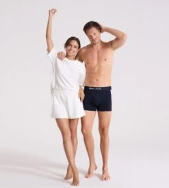 Eden Park Pyjama Court En éponge Femme Blanc -Lingerie Sipp Boutique pyj d court mc eponge25e wt001 blanc 4