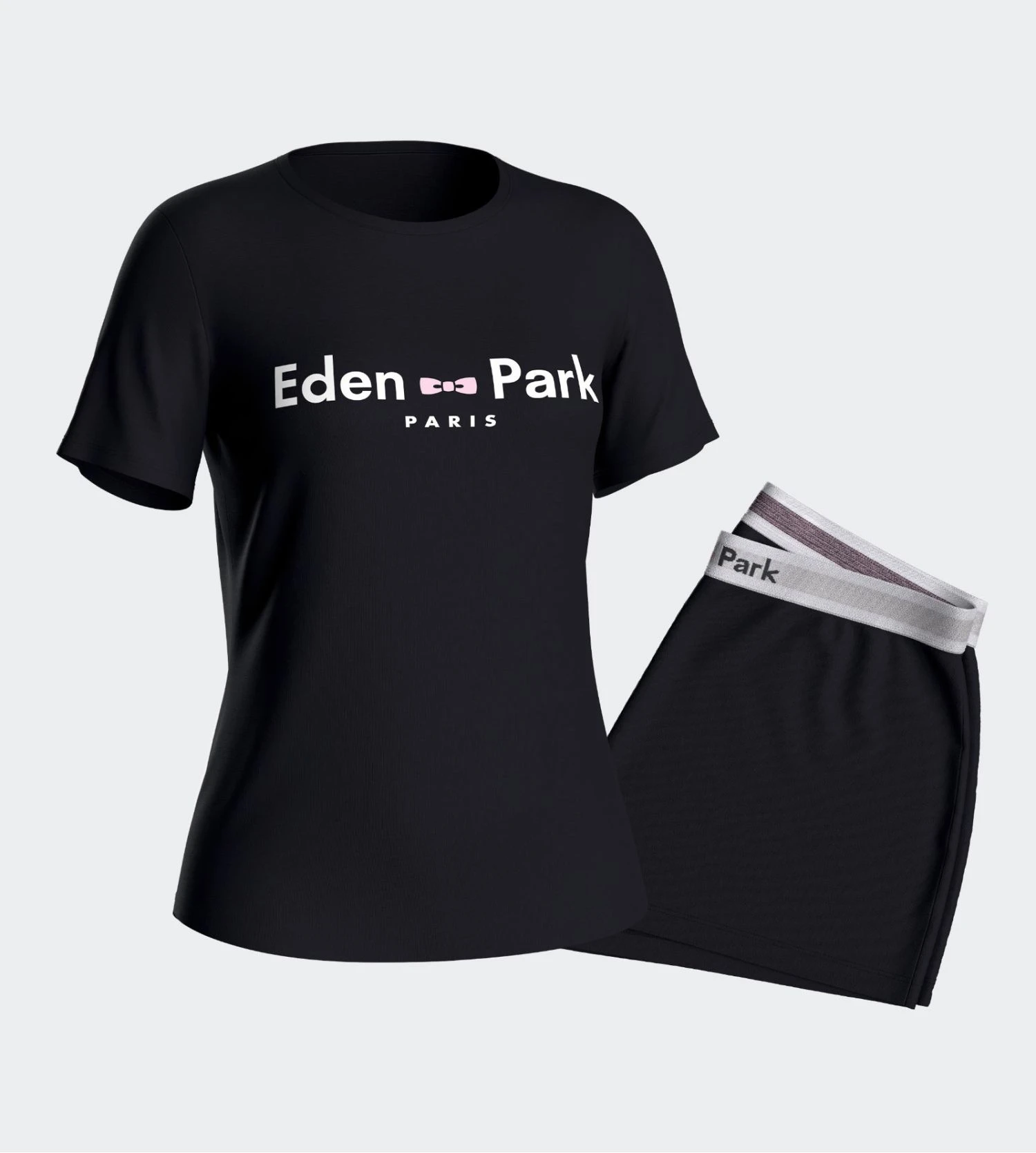 Pyjama court femme en modal Bleu Marine Eden Park Pyjama Court Femme En Modal Bleu Marine -Lingerie Sipp Boutique pyj d court mc modal nb039 marine bleu 1