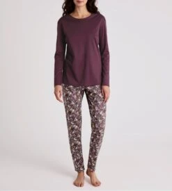 Calida Pyjama Long African Dream Port Royal Red