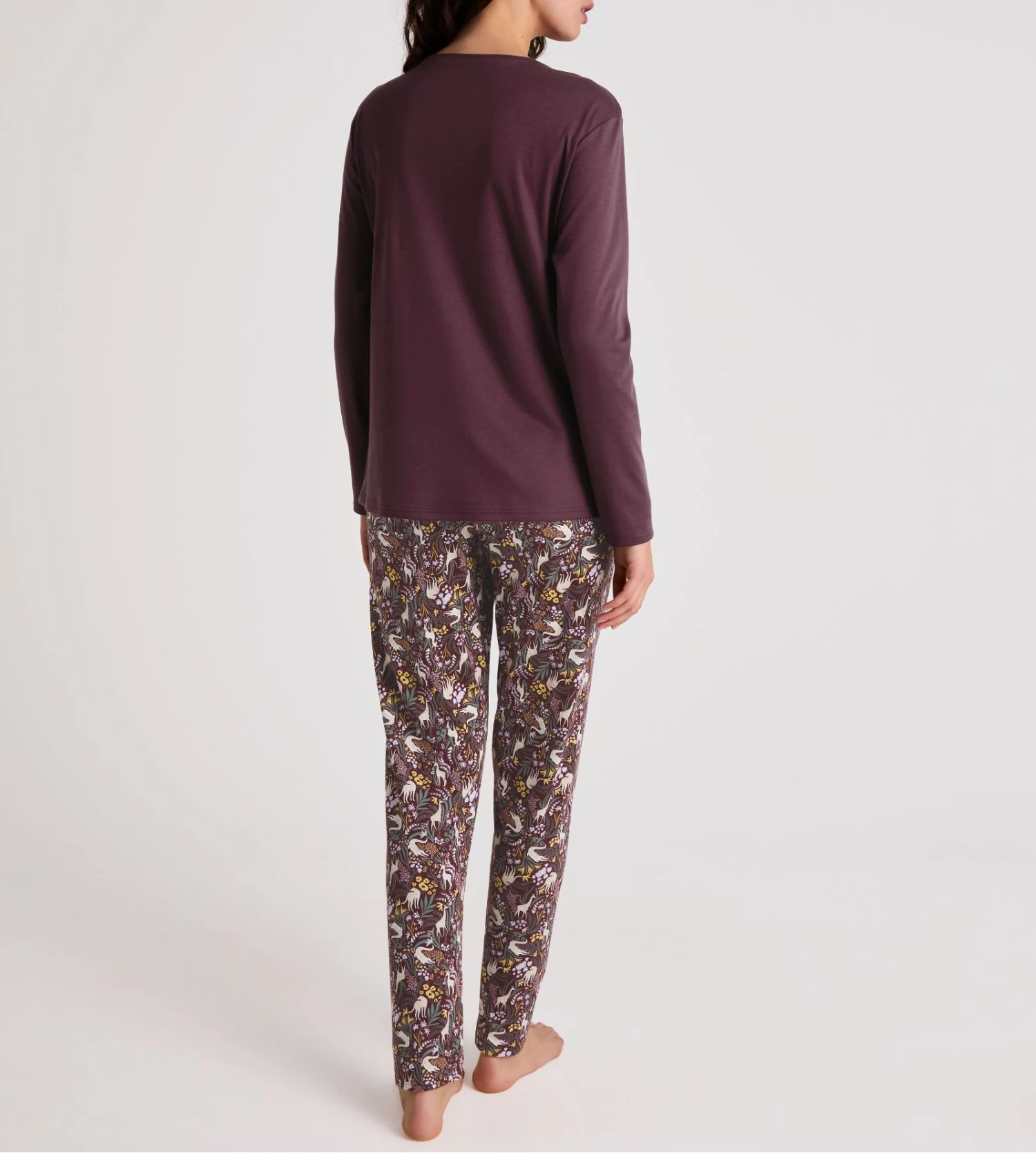 Pyjama long African Dream Port Royal Red Calida Pyjama Long African Dream Port Royal Red -Lingerie Sipp Boutique pyj d u droit ml 209 port royal red rouge 3