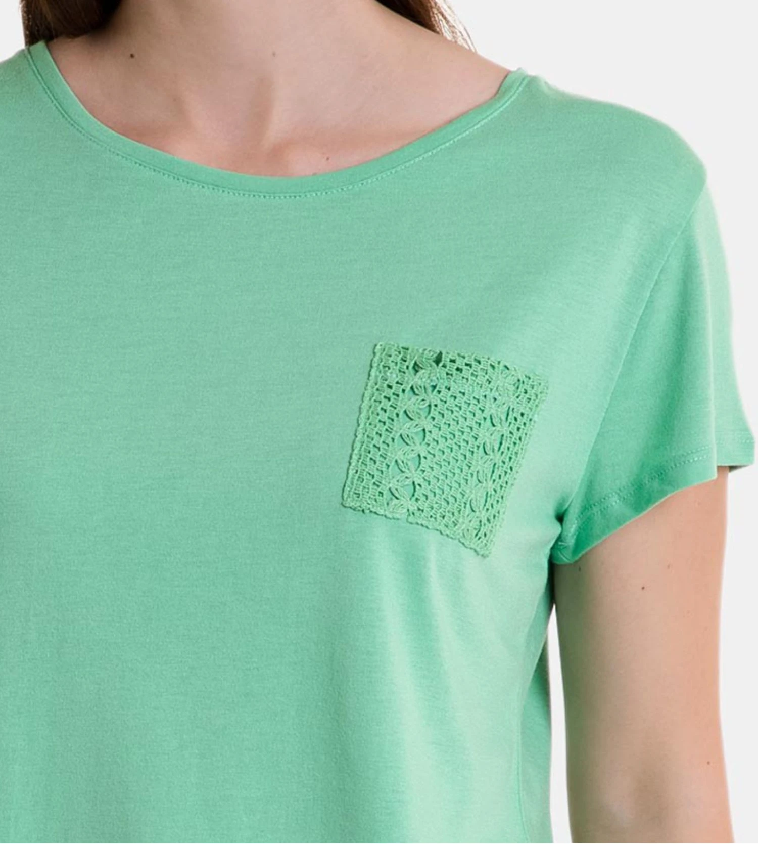 Pyjama court pour femme Vert Tropic Pyjama Court Pour Femme Vert Tropic -Lingerie Sipp Boutique pyj dame court mc h11 vert tropic 3