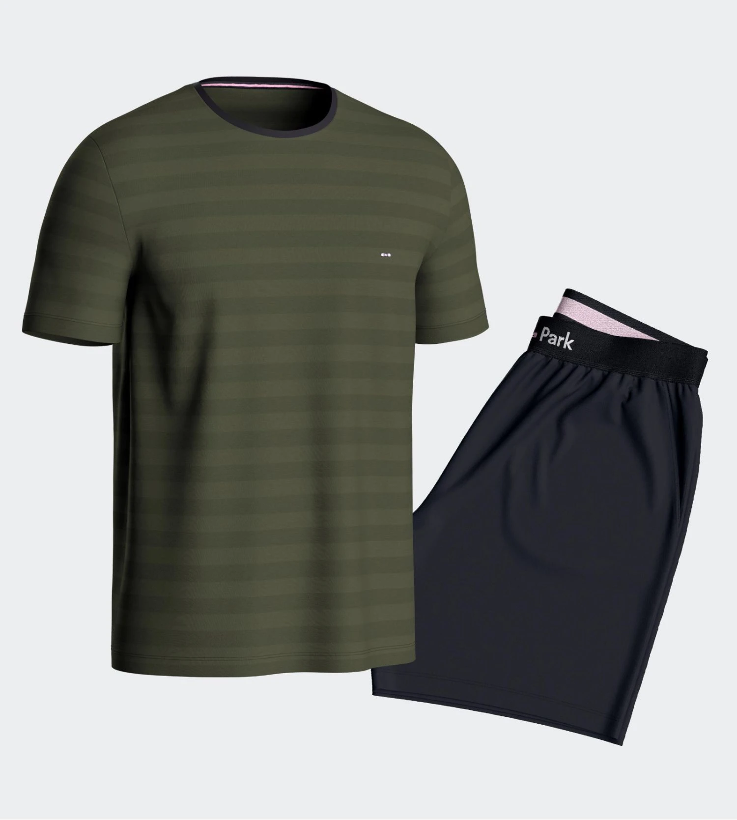 Pyjama court homme Drayk Eden Park Pyjama Court Homme Drayk -Lingerie Sipp Boutique pyj h court col rond mc gn032 drayk 1