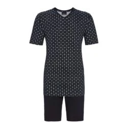 Pyjama Court En Coton Pour Homme Dark Navy
