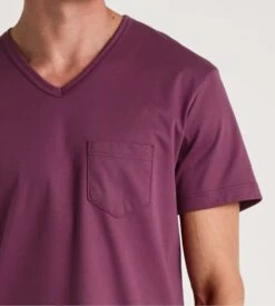Calida Pyjama Court Homme Relax Streamline 3 Mulberry Red -Lingerie Sipp Boutique pyj h court v 268 mulberry red 5