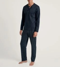 Calida Pyjama Homme Relax Selected 6 Dark Sapphire Bleu