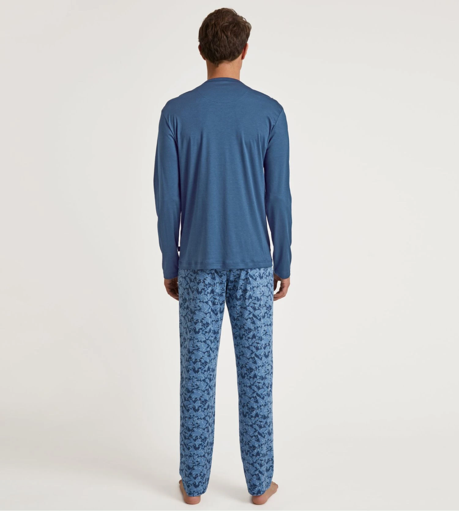 Pyjama long homme Relax Superlight Saragossa Blue Calida Pyjama Long Homme Relax Superlight Saragossa Blue -Lingerie Sipp Boutique pyj h tunisien long droit saragossa blue bleu 3