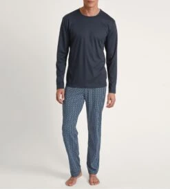 Calida Pyjama Long Homme Relax Streamline Dark Sapphire