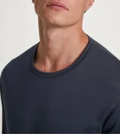 Calida Pyjama Long Homme Relax Streamline Dark Sapphire 3 Calida Pyjama Long Homme Relax Streamline Dark Sapphire -Lingerie Sipp Boutique pyj h u long droit dark sapphire bleu 3