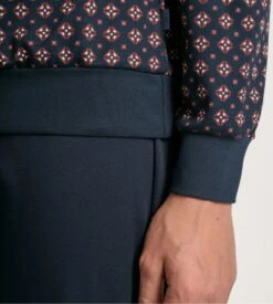 Calida Pyjama Homme Resserré Relax Comfy 5 Dark Sapphire Bleu 2 Calida Pyjama Homme Resserré Relax Comfy 5 Dark Sapphire Bleu -Lingerie Sipp Boutique pyj h u long droit interlock lourd 479 dark sapphire bleu 2