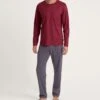 Calida Pyjama Homme Long Relax Imprint Mars Red